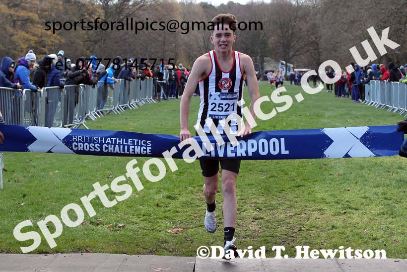 Mens under-20s, European Cross Country Championships Trials, Sefton Park, Liverpool. Photo: David T. Hewitson/Sports for All Pics
